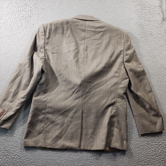 Lauren Ralph Lauren Blazer Men's 42 S Beige 100% Wool Suit Jacket Sport Coat - Picture 10 of 12